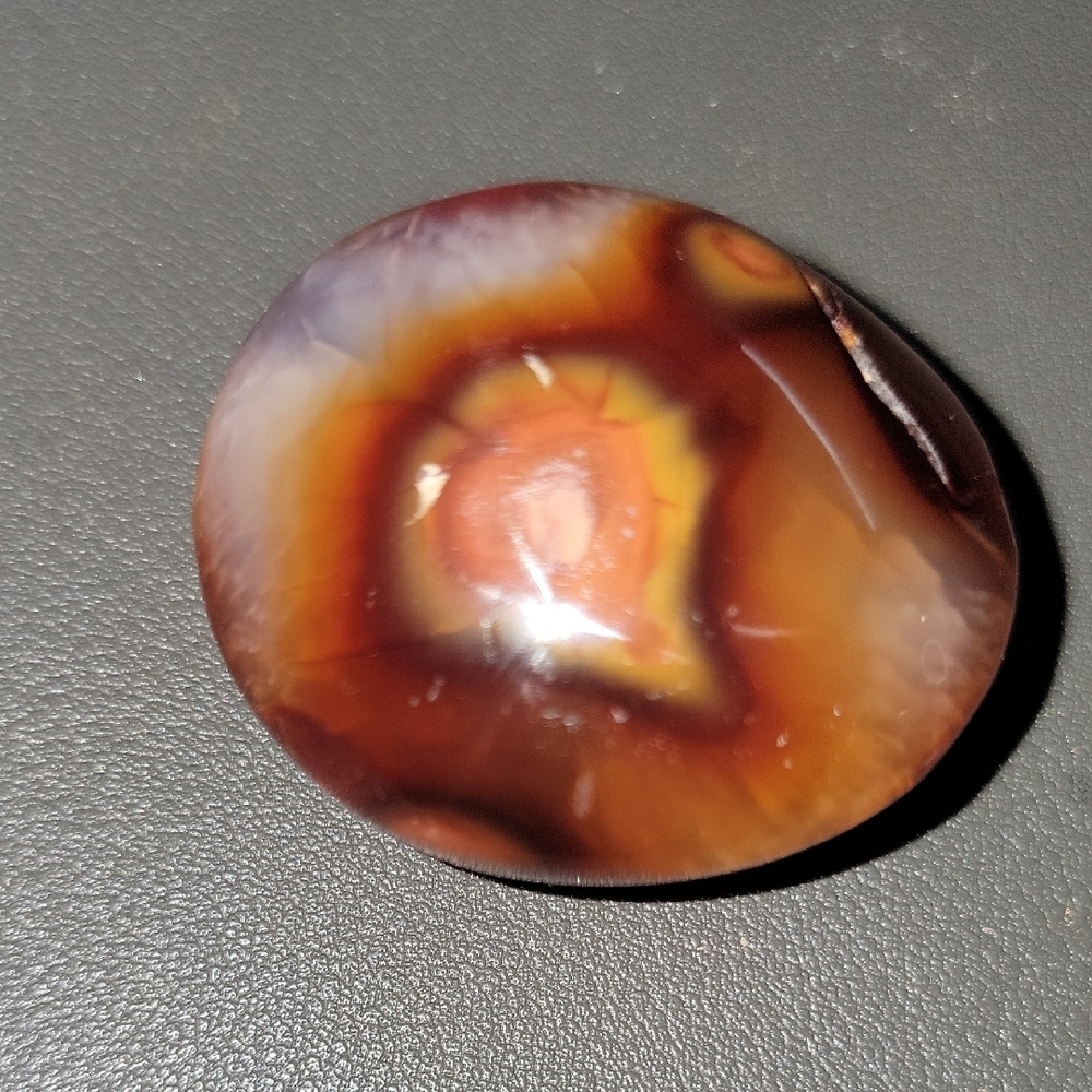 Polished Carnelian Agate Stone